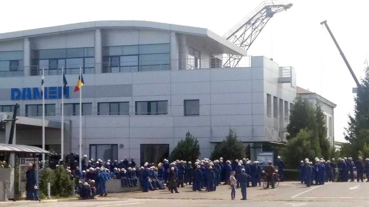 Şantierul Naval Galaţi se concentrează pe producţie militară. Anunţul directorului Damen