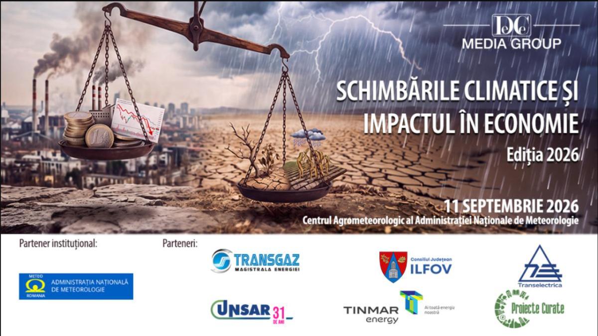 Schimbările climatice și impactul în economie, conferință DC Media Group, LIVE