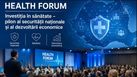 HEALTH FORUM: Investiția în sănătate – pilon al securității naționale și al dezvoltării economice