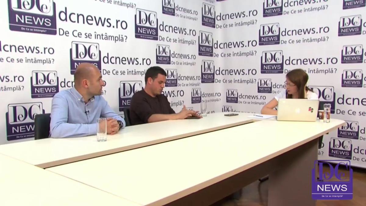 Protestatarii Cristian Dide și Tudor Cârstoiu, la DCNews