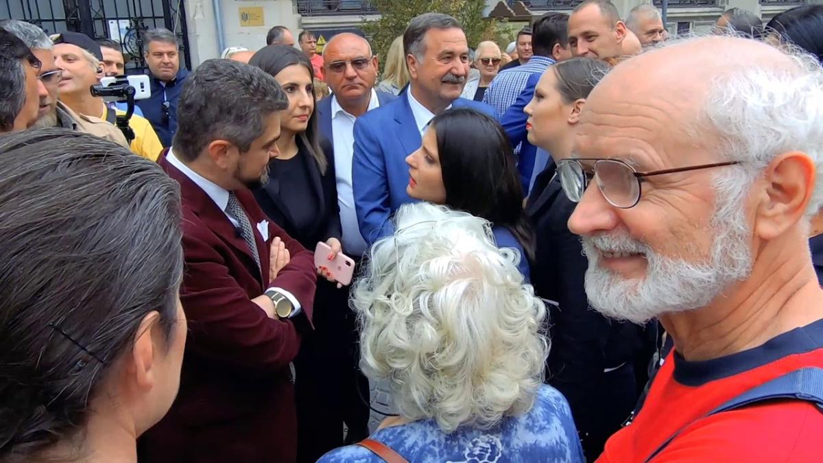 Paleologu, dispută cu o jurnalistă după ce și-a depus candidatura