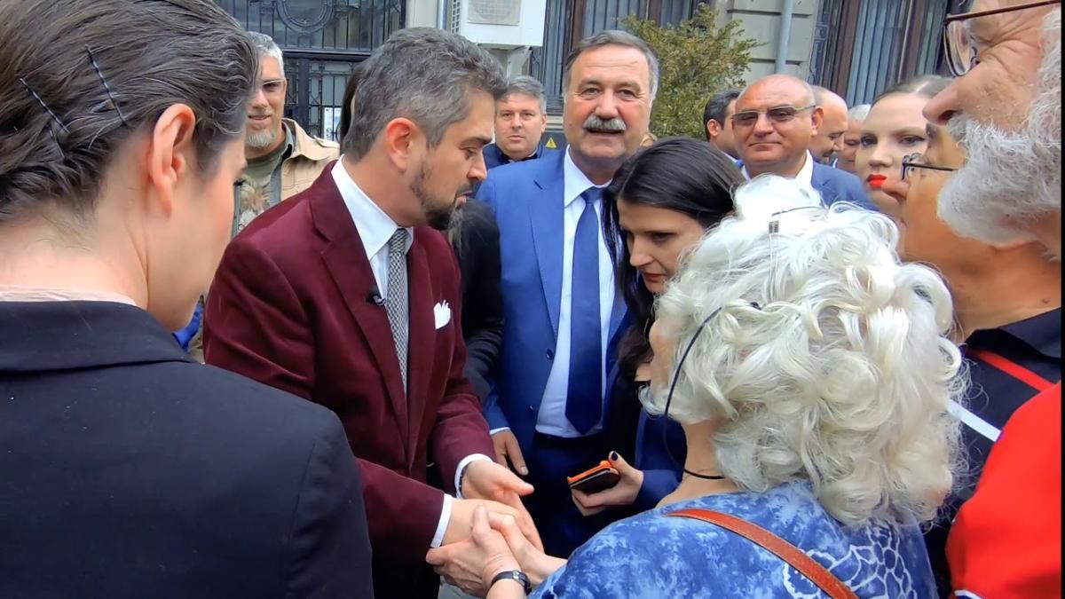 Depunerea candidaturii lui Theodor Paleologu în 2 minute