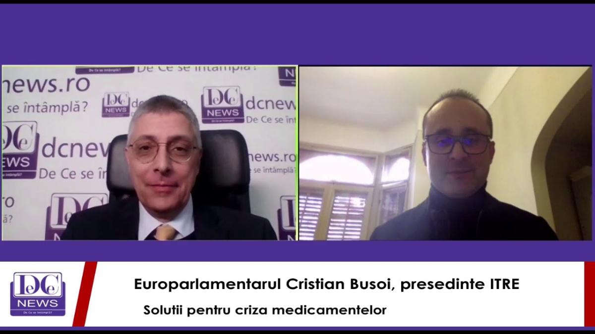 Europarlamentarul Cristian Busoi, presedinte ITRE, solutii pentru criza medicamentelor