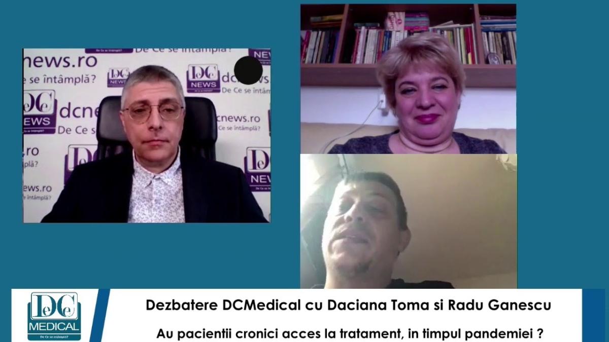Dezbatere medicala cu Radu Ganescu si Daciana Toma , in plina pandemie