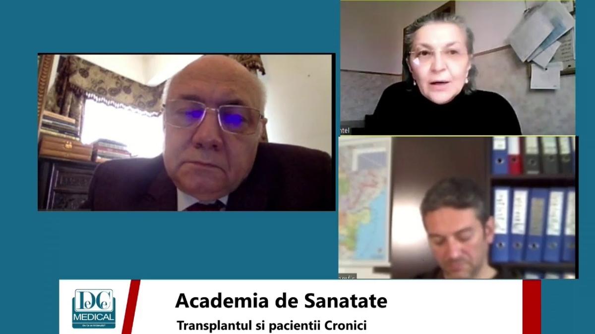 Transplantul si pacientii transplantati, in pandemia de coronavirus. Academia de Sanatate