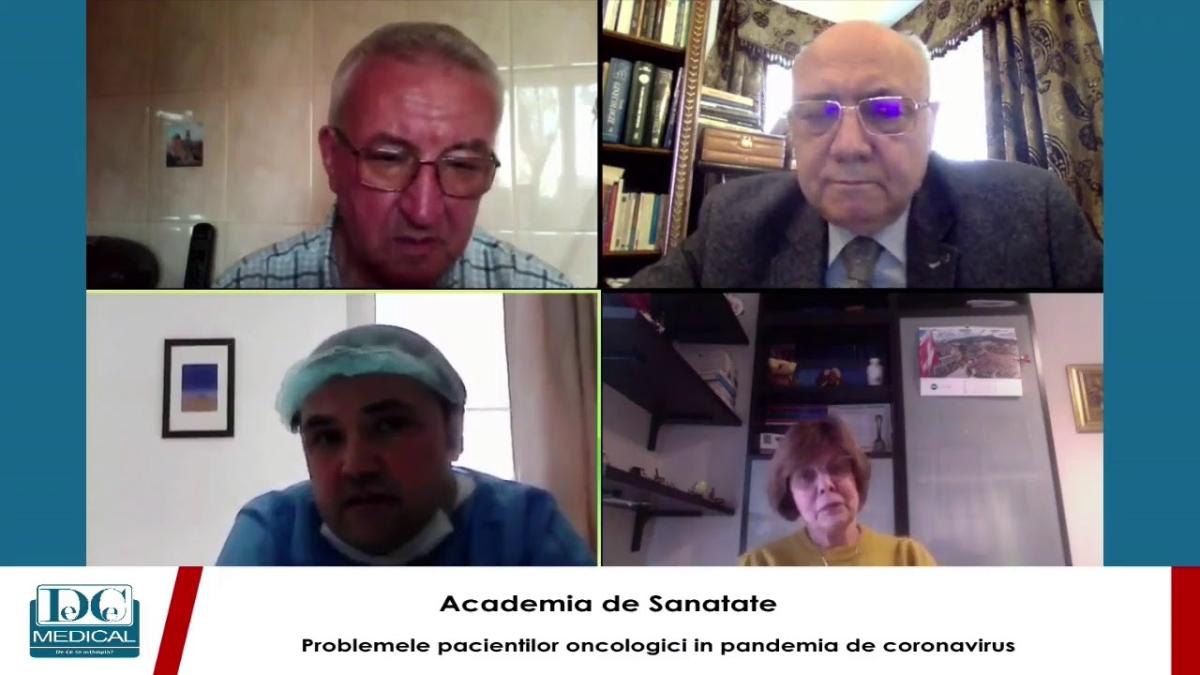 Problemele pacientilor oncologici in pandemia de coronavirus. Academia de Sanatate