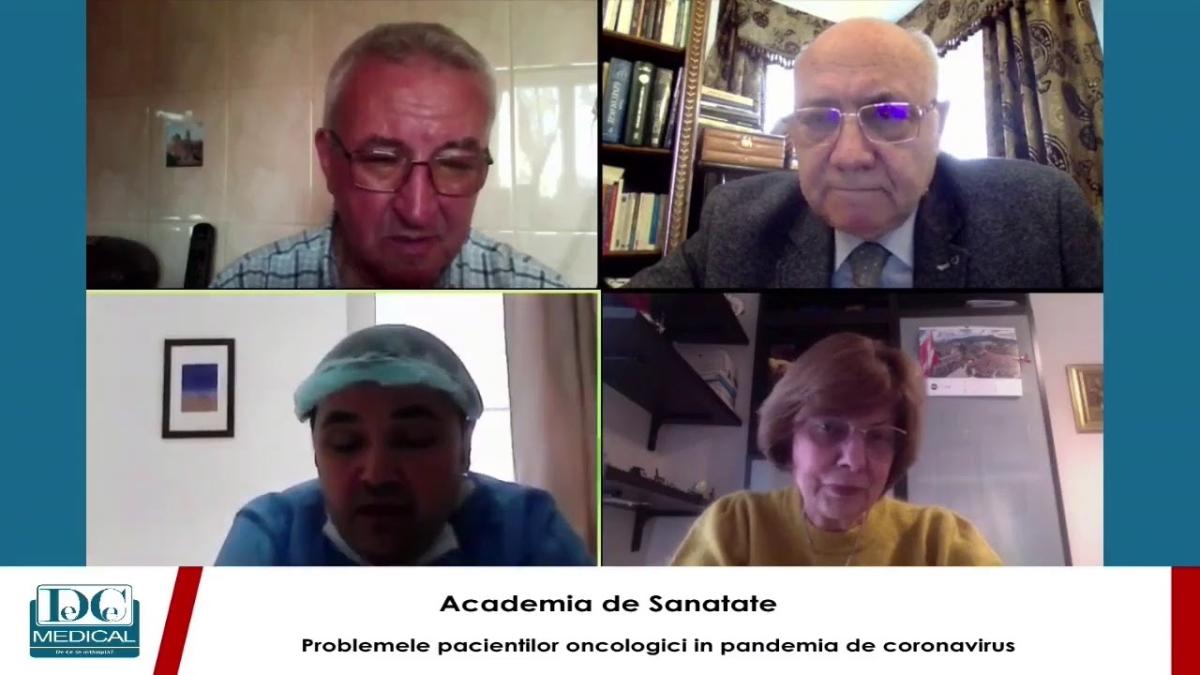 Problemele pacientilor oncologici in pandemia de coronavirus. Academia de Sanatate