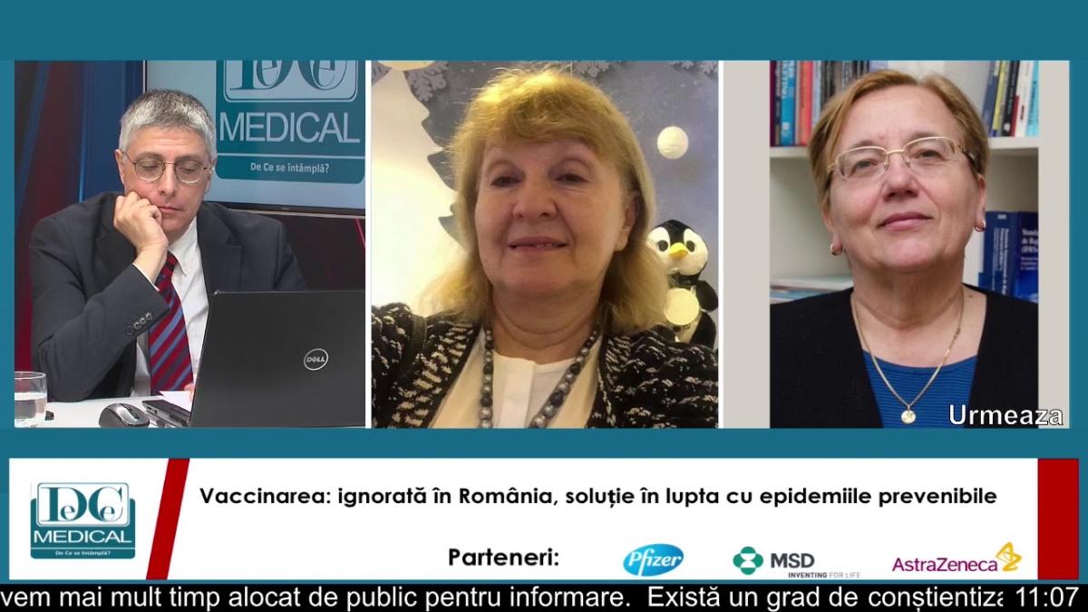 Doina Plesca, la dezbaterea „Vaccinarea: ignorată în România”
