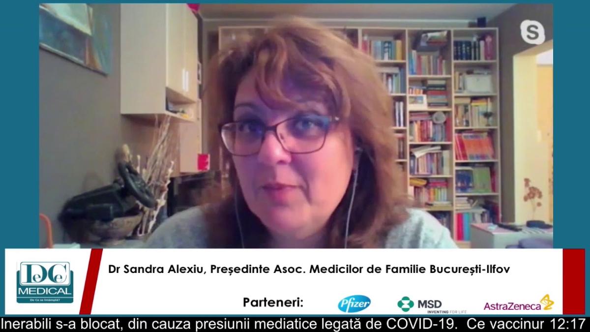 Dr. Sandra Alexiu, la dezbaterea „Vaccinarea: ignorată în România”