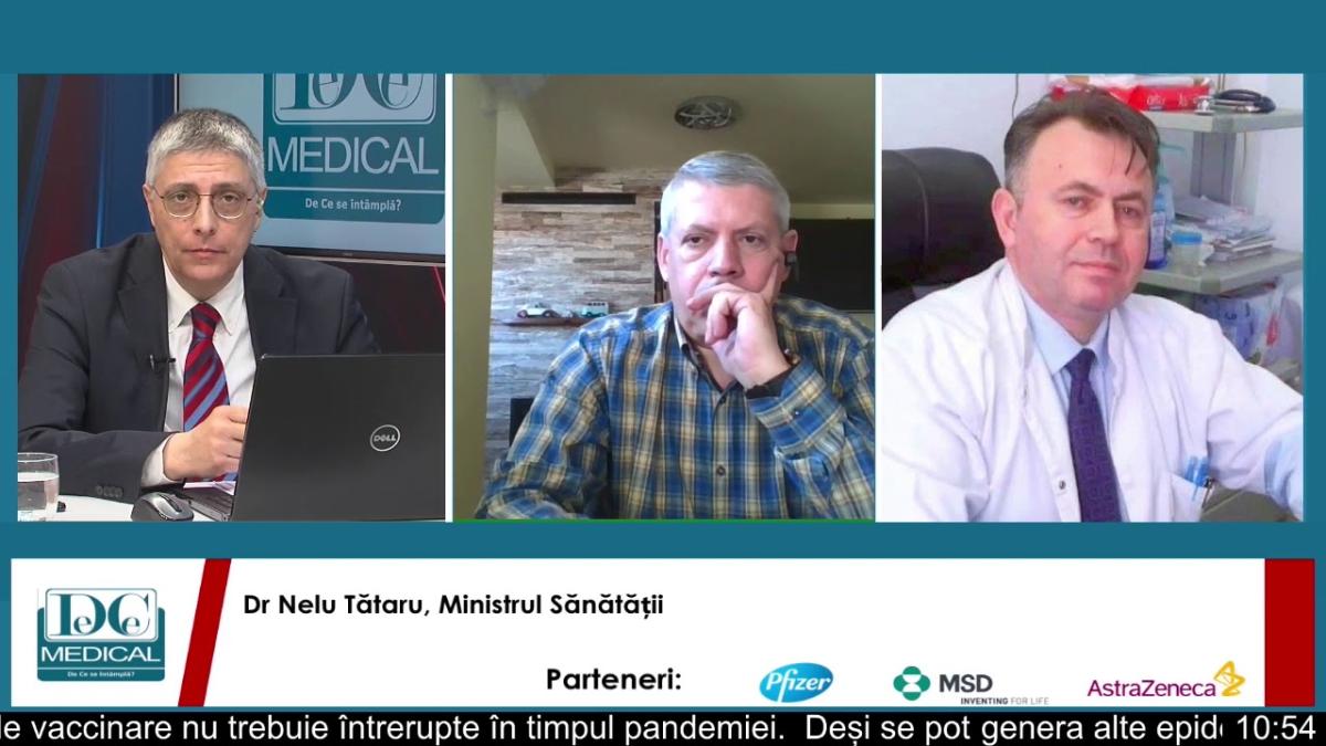 Ministrul Nelu Tătaru, la dezbaterea „Vaccinarea: ignorată în România”