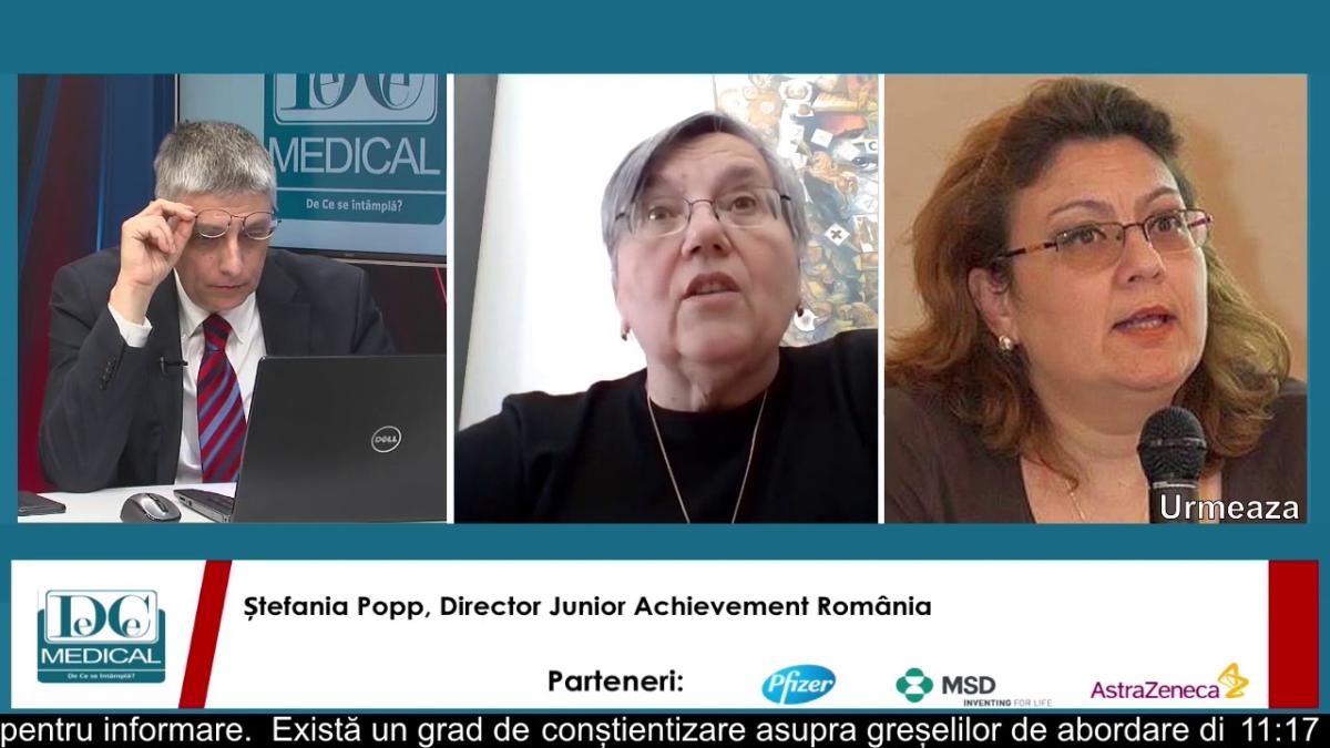 Stefania Popp, la dezbaterea „Vaccinarea: ignorată în România”