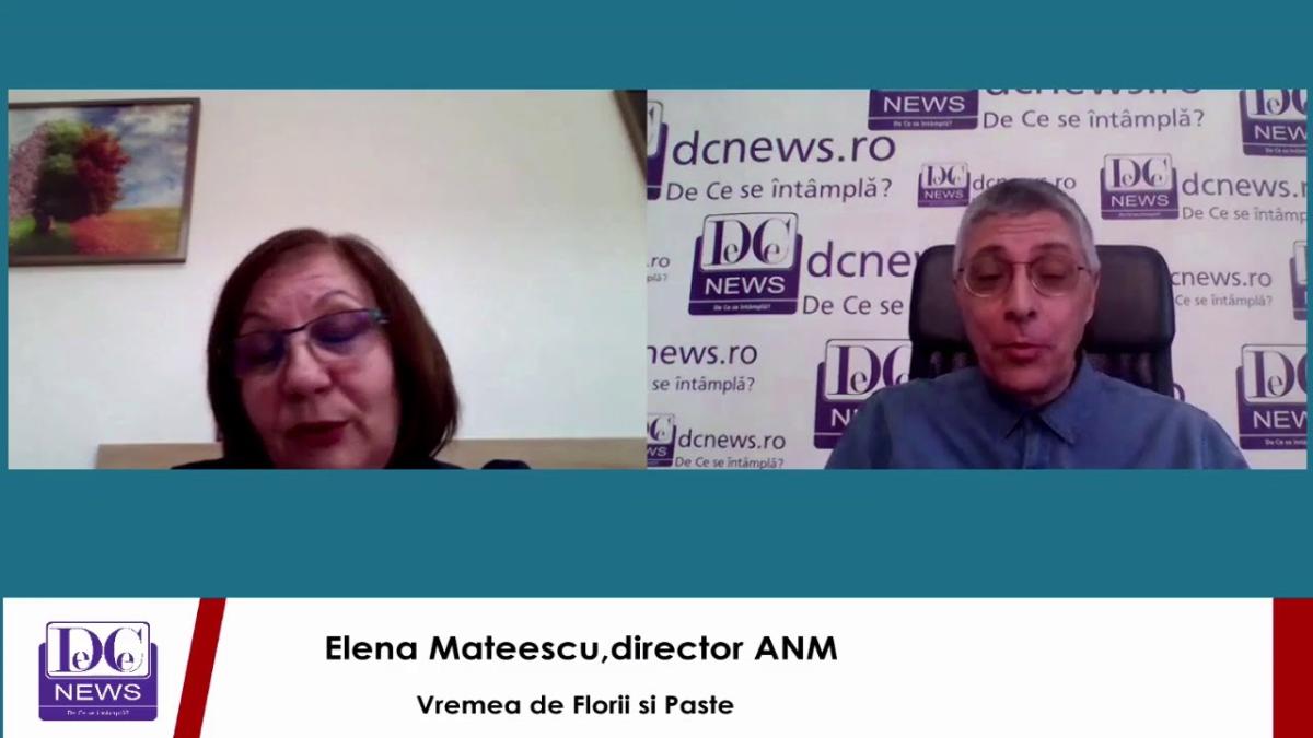 Vremea de Paşte 2020. Elena Mateescu, veşti aşteptate în pandemie