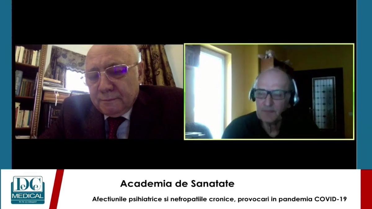 Academia de Sanatate: pacientii cu afectiuni psihiatrice, in pandemia de COVID-19