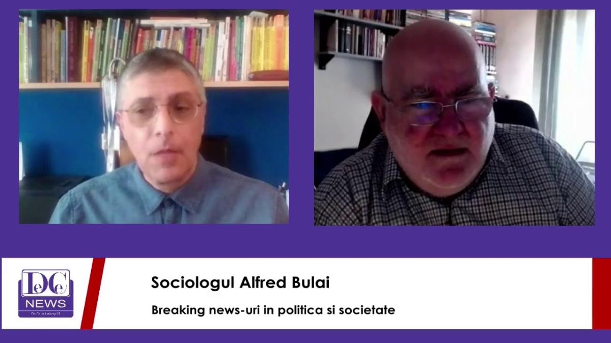 Sociologul Alfred Bulai, interviu exploziv al momentului, la DCNews
