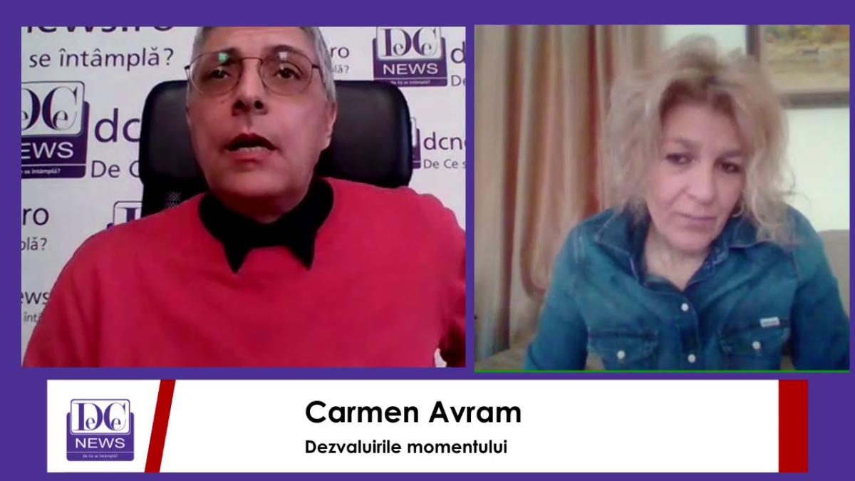 Carmen Avram, interviul zilei la DCNews. Dezvaluirile momentului