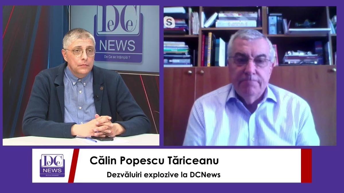 Călin Popescu Tăriceanu, dezvăluiri explozive la DCNews