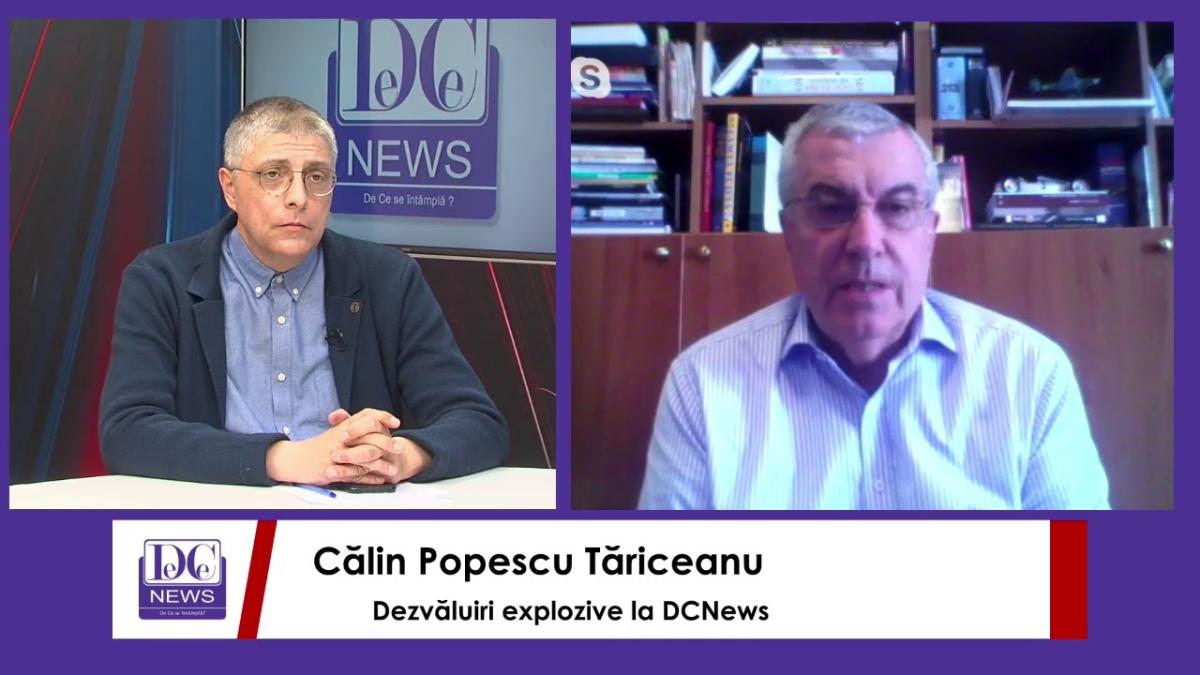 Călin Popescu Tăriceanu, dezvăluiri explozive la DCNews