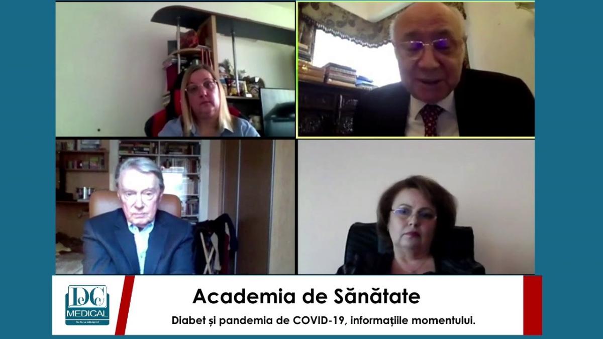 Diabet și pandemia de COVID-19, informațiile momentului. Academia de Sănătate