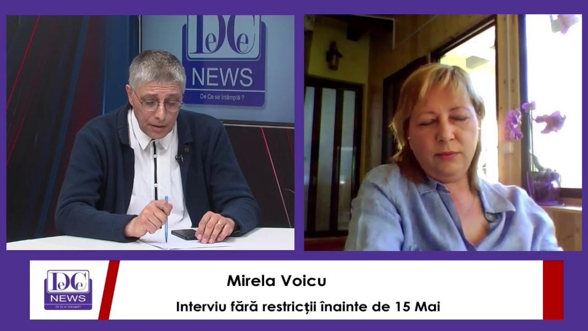 Mirela Voicu, interviu video pentru DC News si DCNewsTV.ro