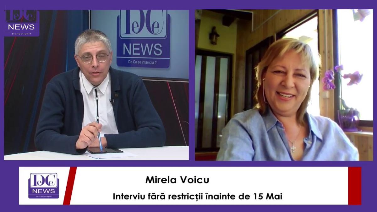 Mirela Voicu, interviu video pentru DC News si DCNews TV.ro
