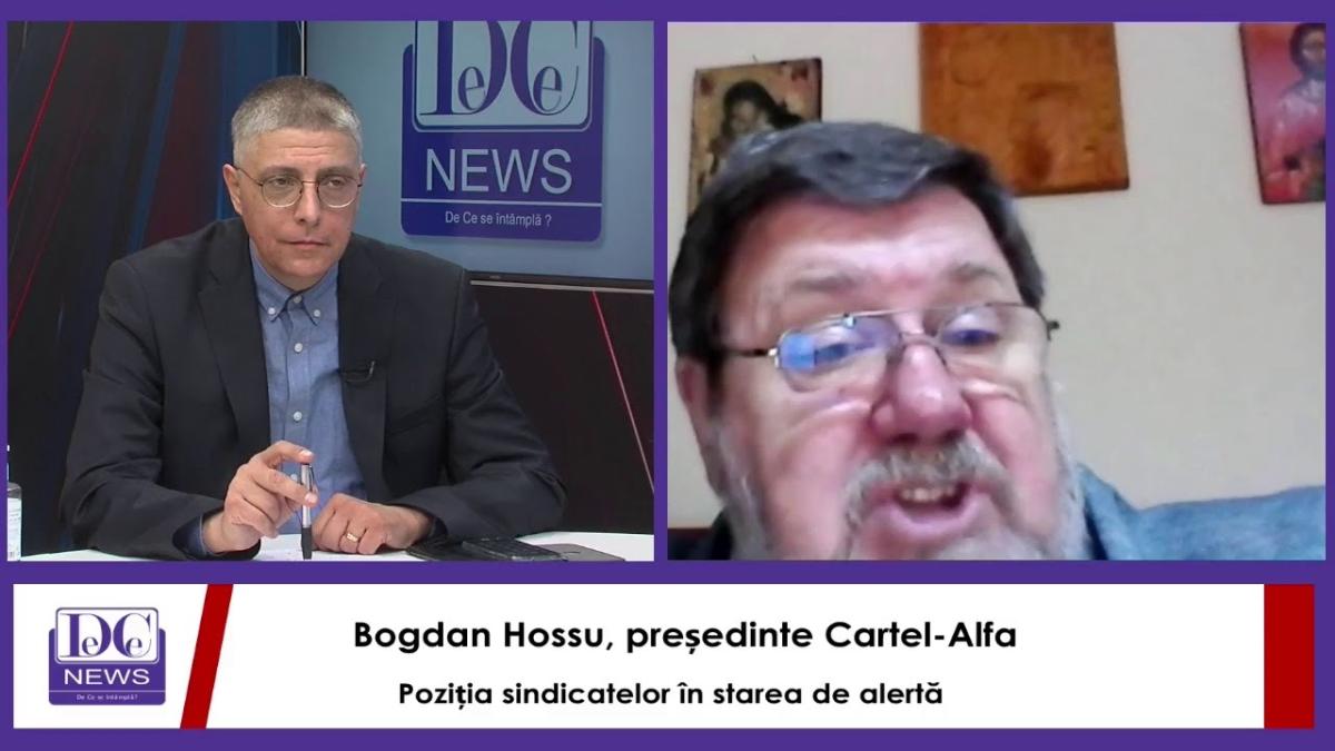 Bogdan Hossu, președinte sindicat, interviul zilei după pandemie