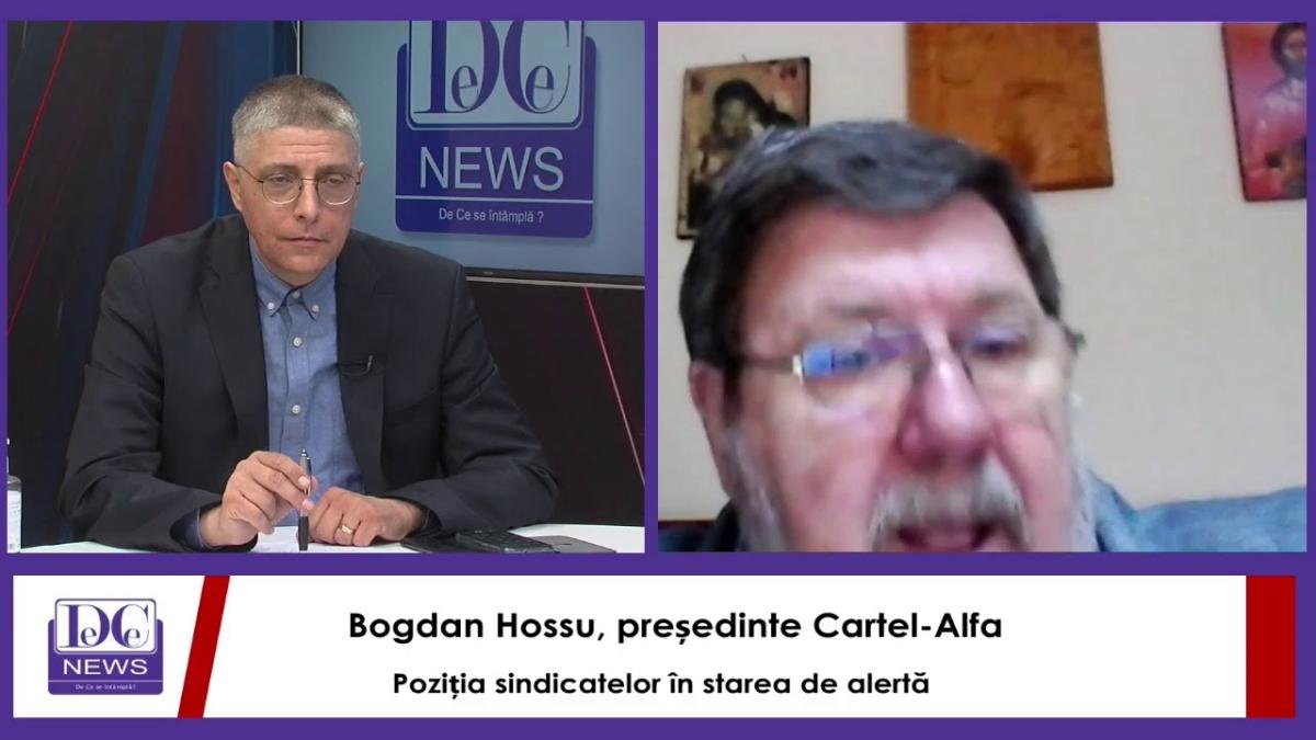 Bogdan Hossu, președinte sindicat, interviul zilei după pandemie