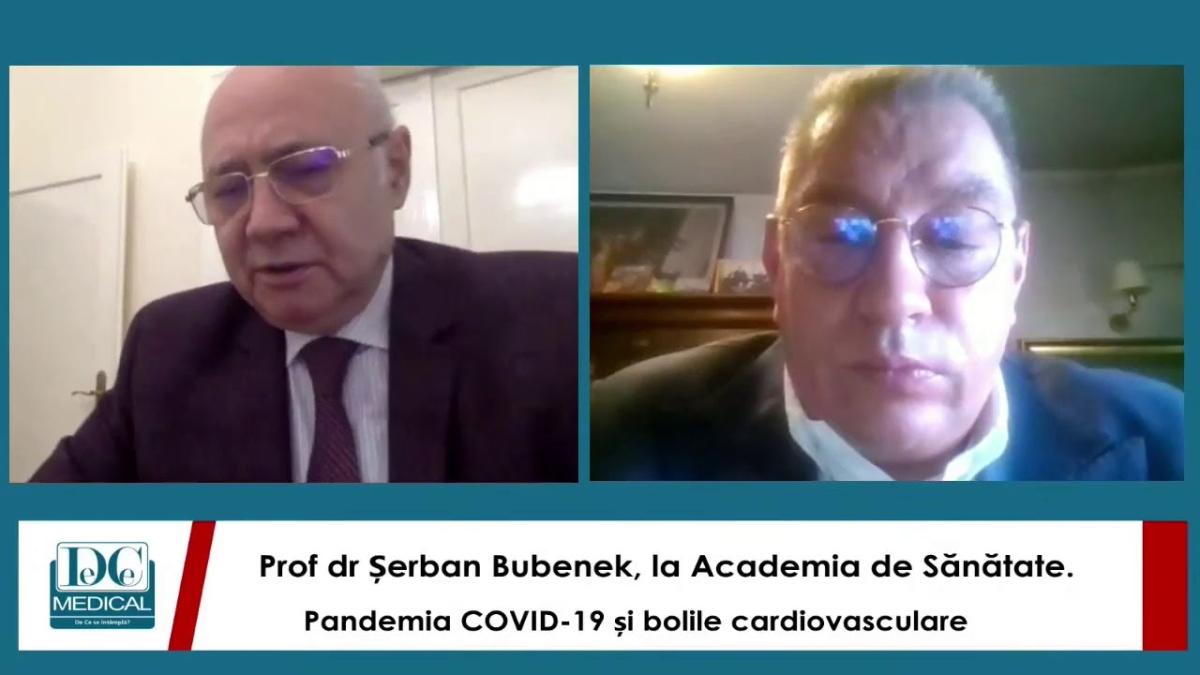 Pandemia COVID-19, informațiile momentului cu Prof dr Șerban Bubenek. Academia de Sănătate