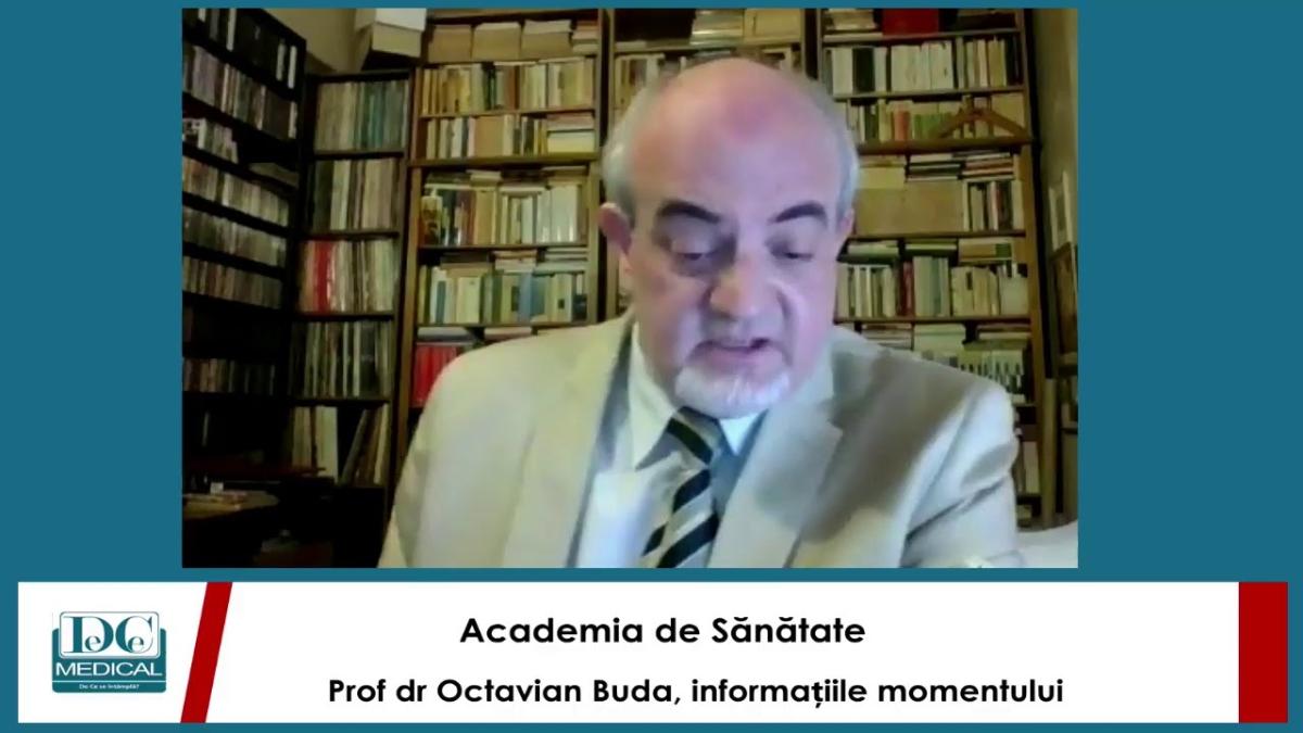 Prof dr Octavian Buda, informațiile momentului la Academia de Sănătate