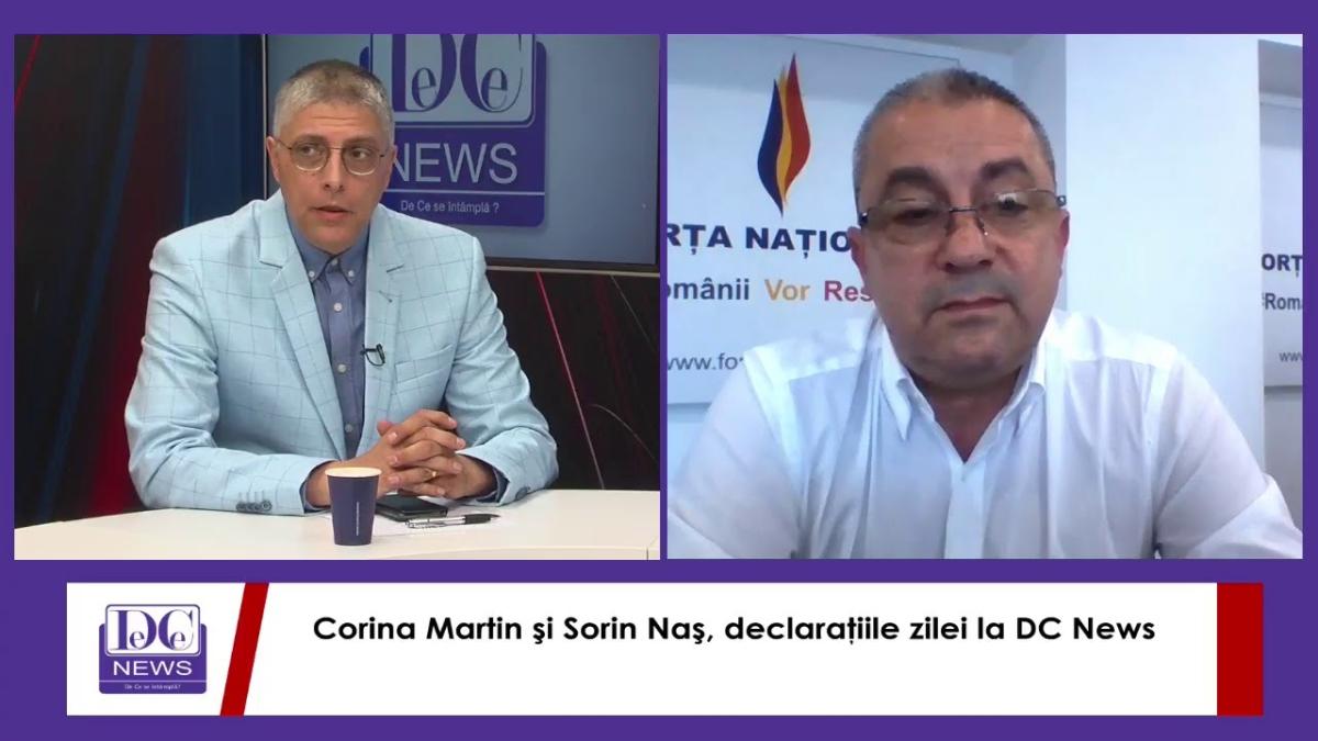 Corina Martin şi Sorin Naş, declaraţiile zilei la DC News