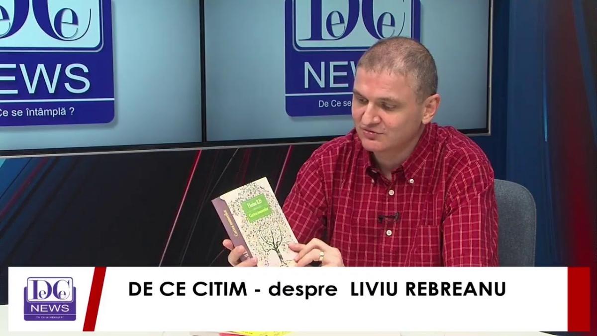 De Ce Citim, live pe DC News- despre Liviu Rebreanu