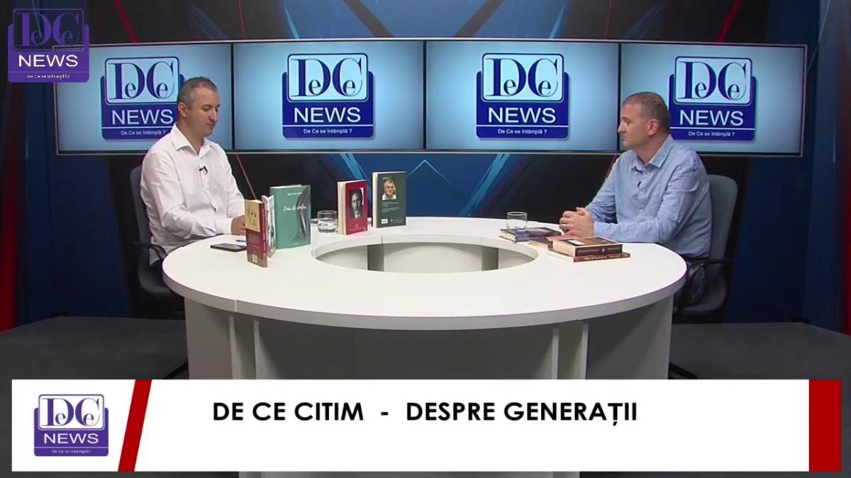 De ce Citim, live pe DCNews, despre generații