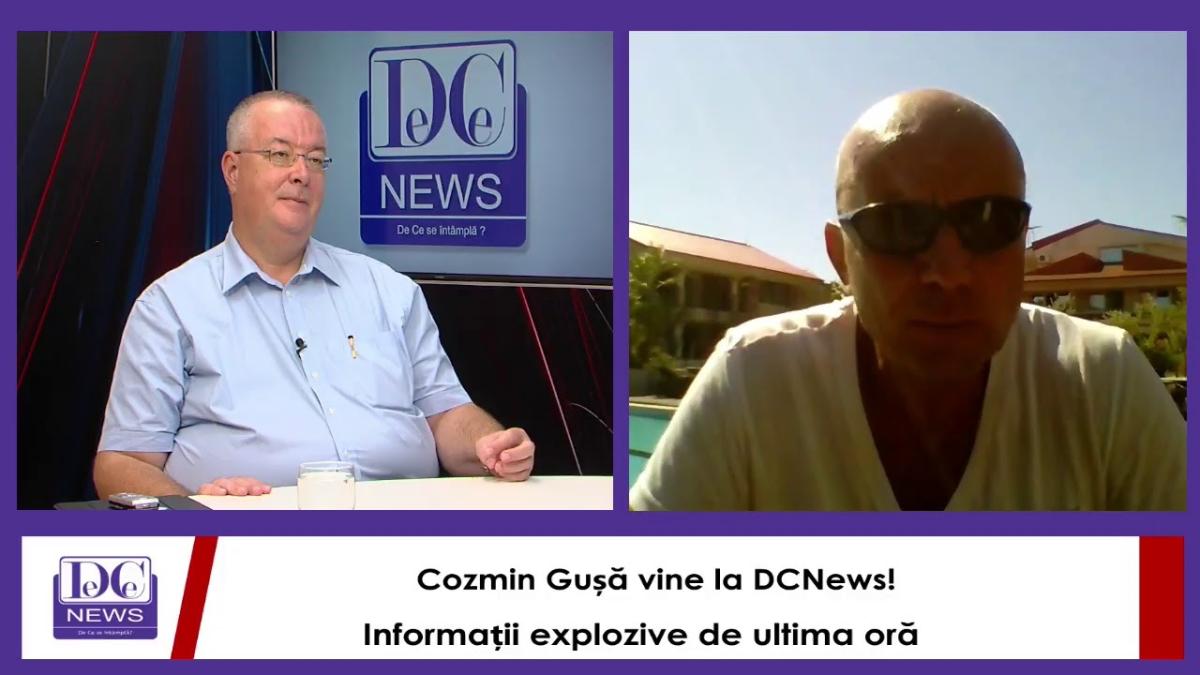 Cozmin Gușă vine la DCNews! Informații explozive de ultima oră
