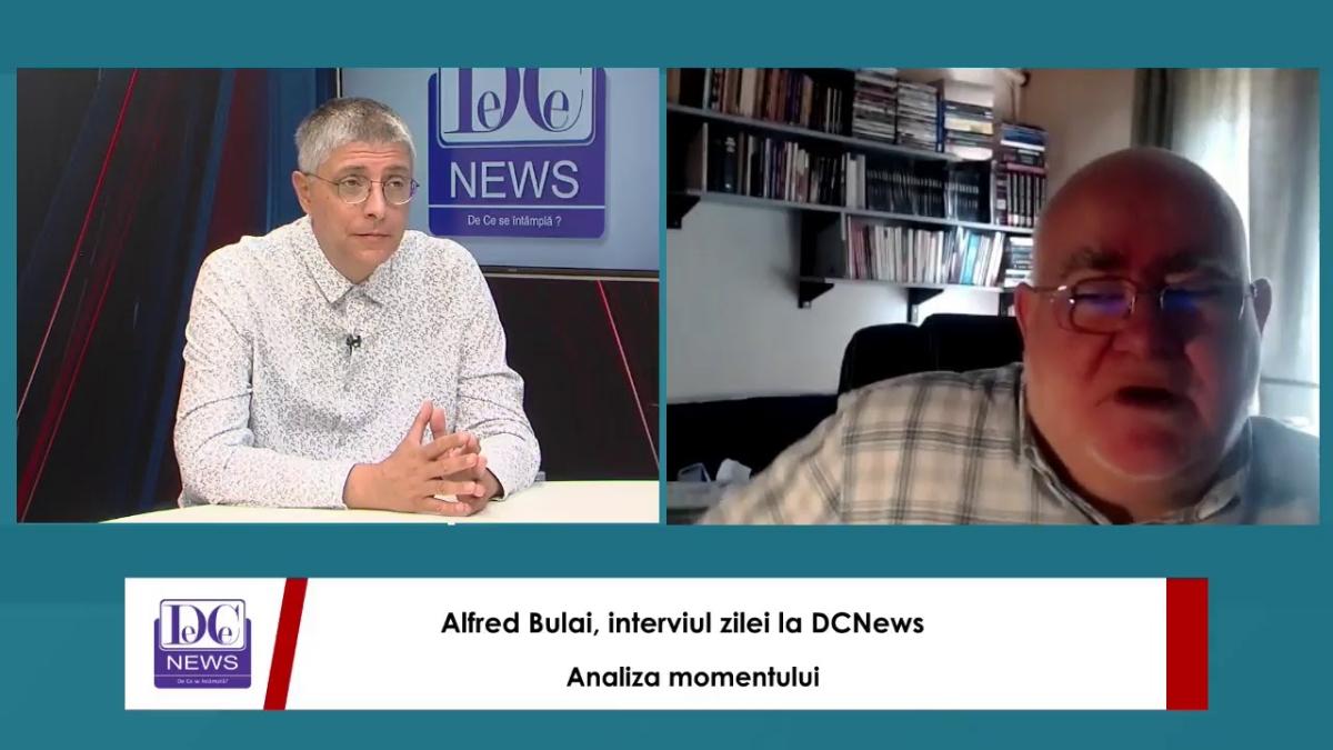 Alfred Bulai, interviul zilei la DCNews. Analiza momentului