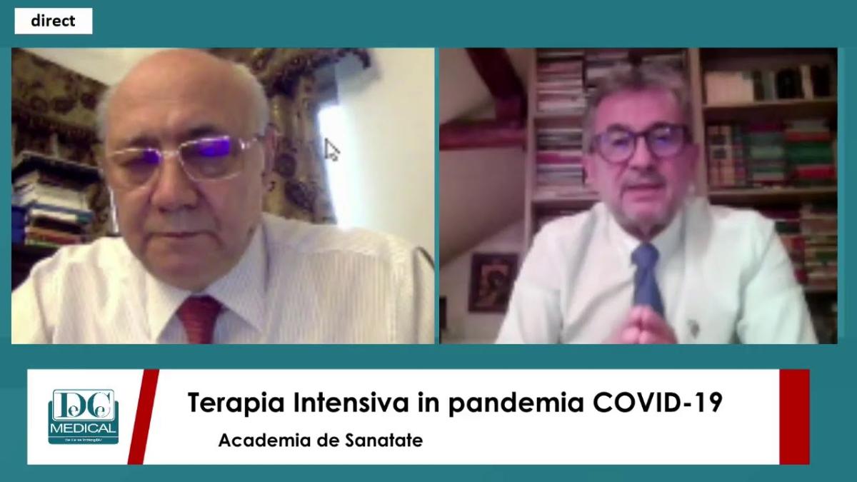 Prof dr Dorel Sandesc: Terapia Intensiva in pandemia Covid-19. Academia de Sanatate