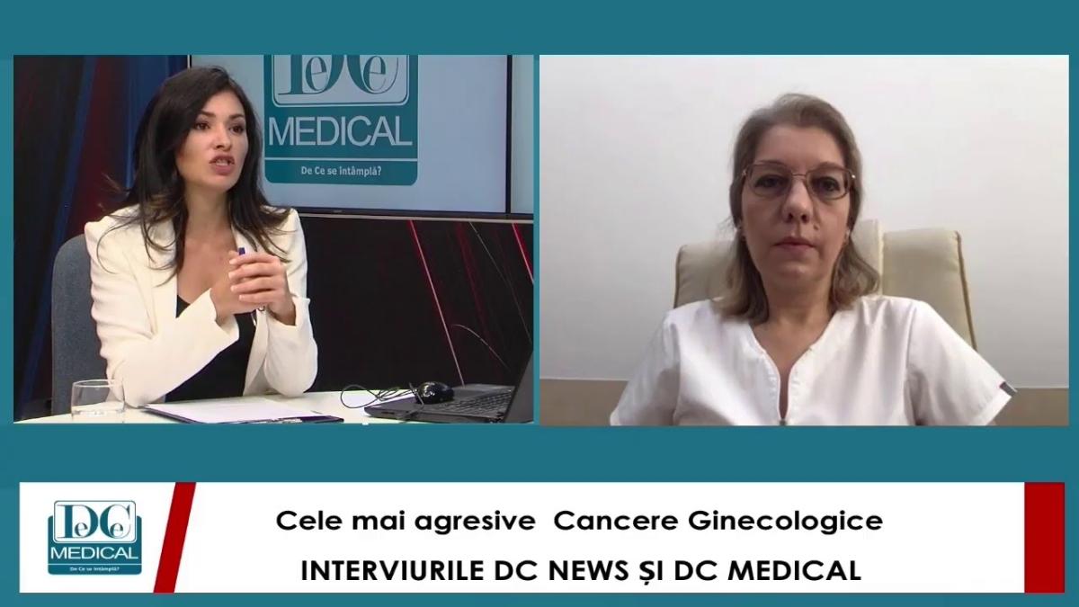 Cancere ginecologice: Prof Dr Elvira Brătilă la interviurile DC News și DC Medical