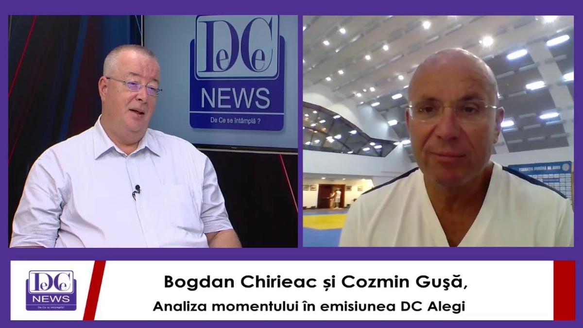 Bogdan Chirieac și Cozmin Guşă, analiza momentului în emisiunea DC Alegi