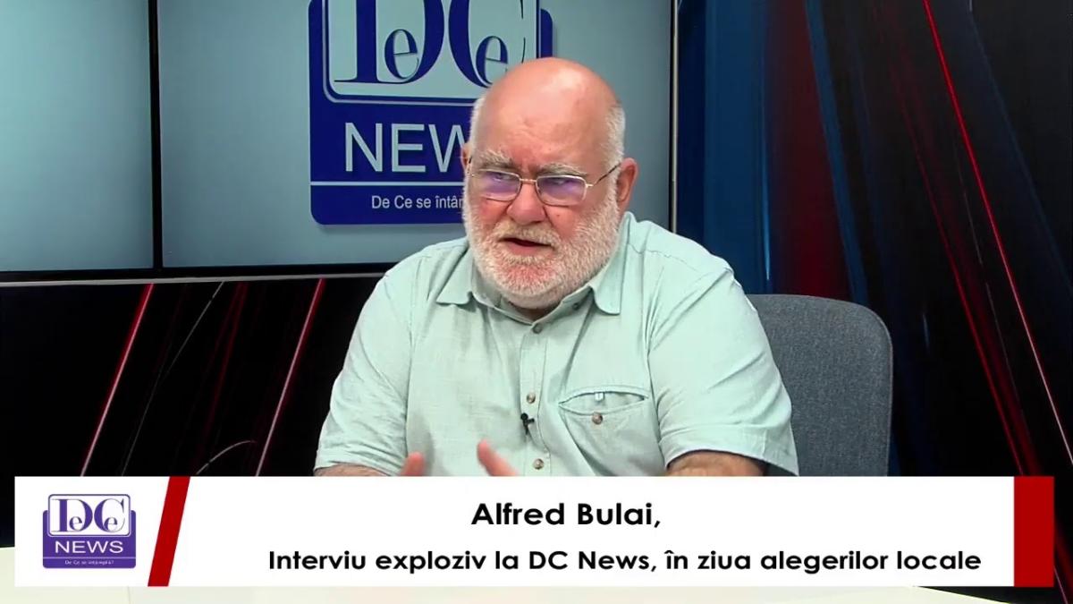 Alfred Bulai, interviu exploziv la DC News, în ziua alegerilor locale