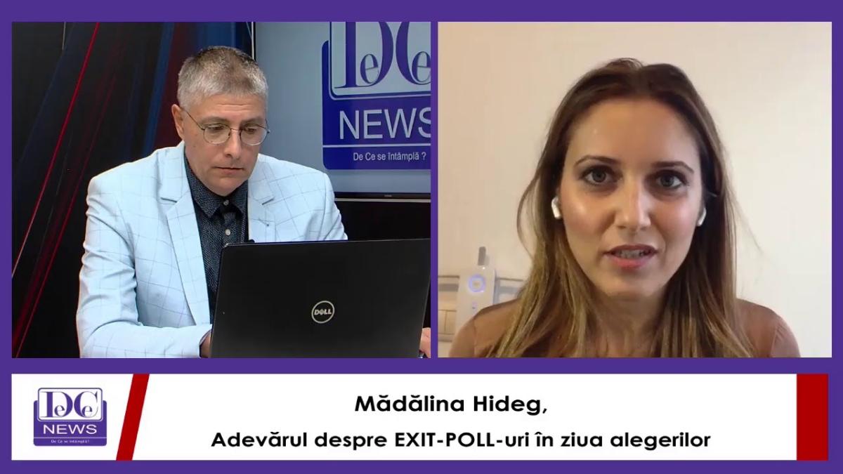 Mădălina Hideg, adevărul despre EXIT-POLL-uri în ziua alegerilor