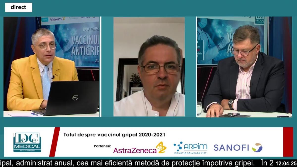 Totul despre vaccinul antigripal 2020-2021, dezbatere pe DC News
