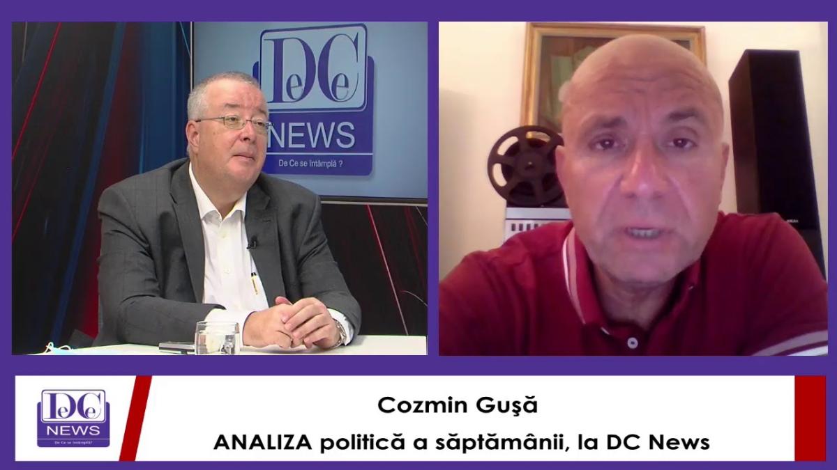 Cozmin Guşă, ANALIZA politică a săptămânii, la DC News