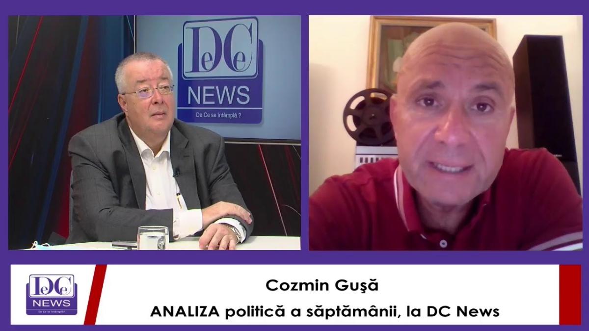 Cozmin Guşă, ANALIZA politică a săptămânii, la DC News