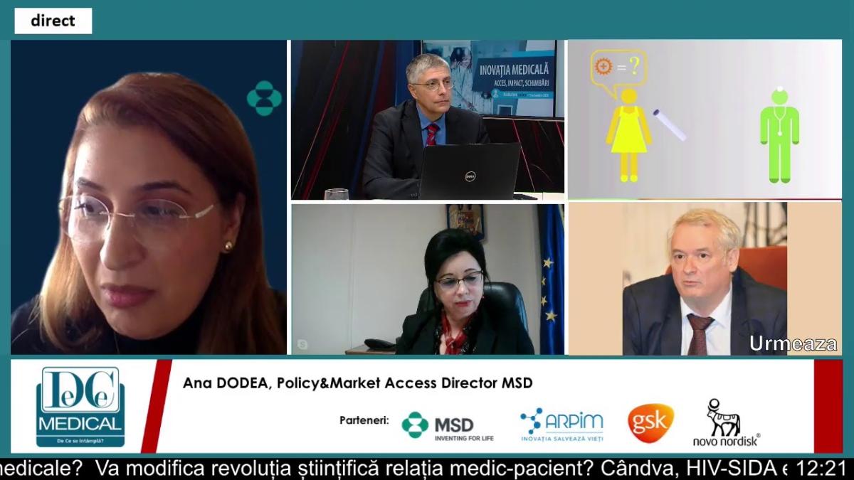 Inovația medicală: acces, impact, schimbări - DEZBATERE la DC Media Group