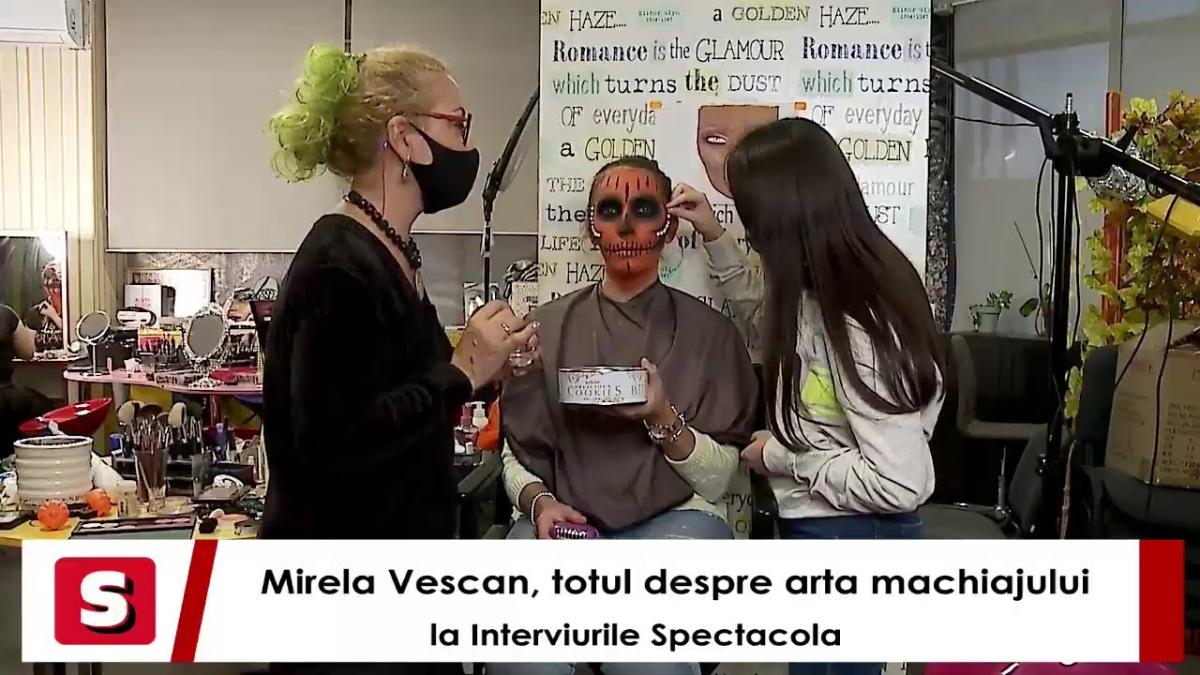 Mirela Vescan, totul despre arta machiajului, la Interviurile Spectacola