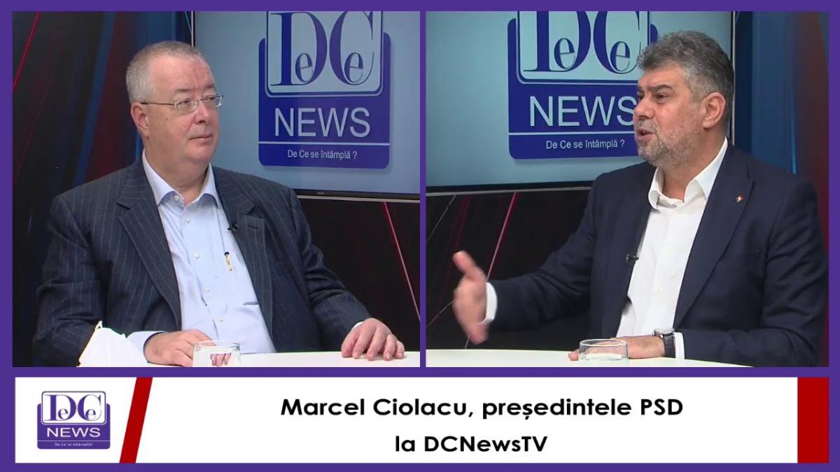 Marcel Ciolacu, președintele PSD, la DCNewsTV