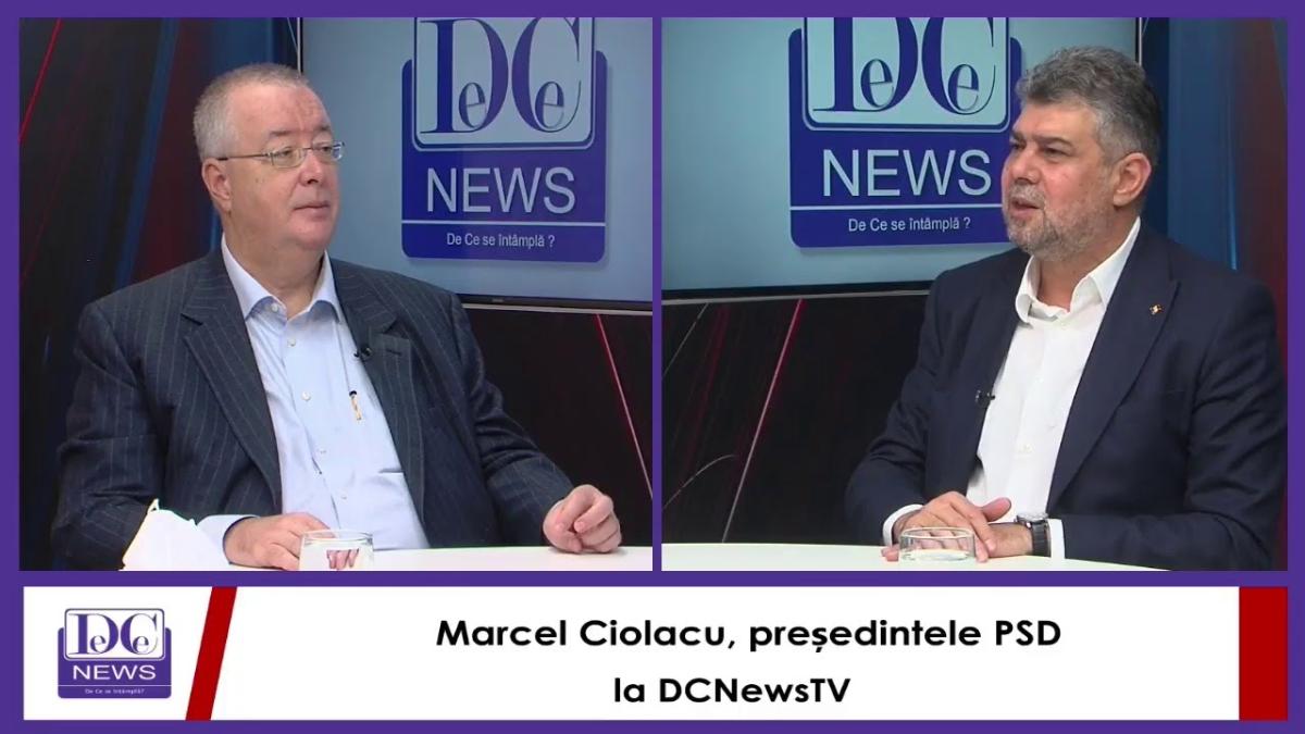 Marcel Ciolacu, președintele PSD, la DCNewsTV