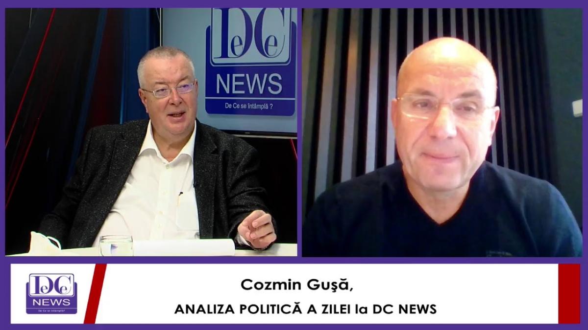 Cozmin Guşă, ANALIZA POLITICĂ A ZILEI la DC NEWS
