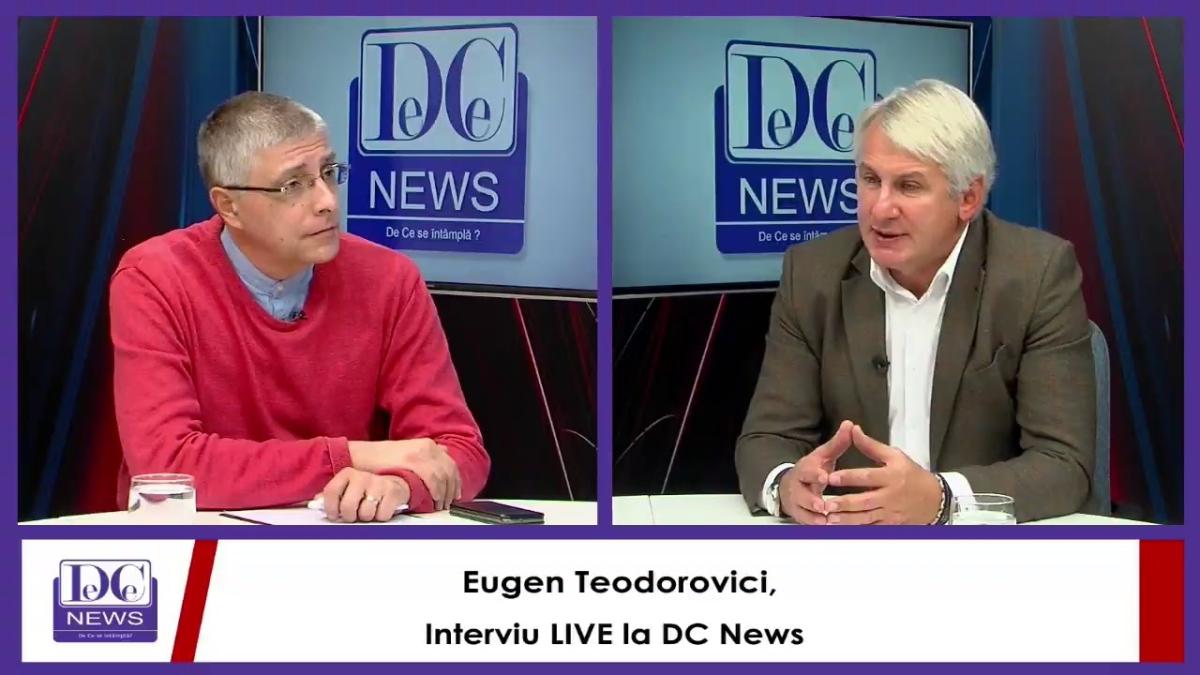 Eugen Teodorovici, interviu LIVE la DC News