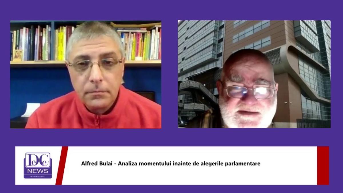 Alfred Bulai, analiza momentului inainte de alegerile parlamentare