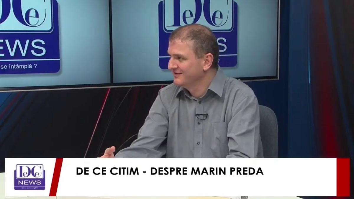 De Ce Citim, live pe DCNews- despre Marin Preda