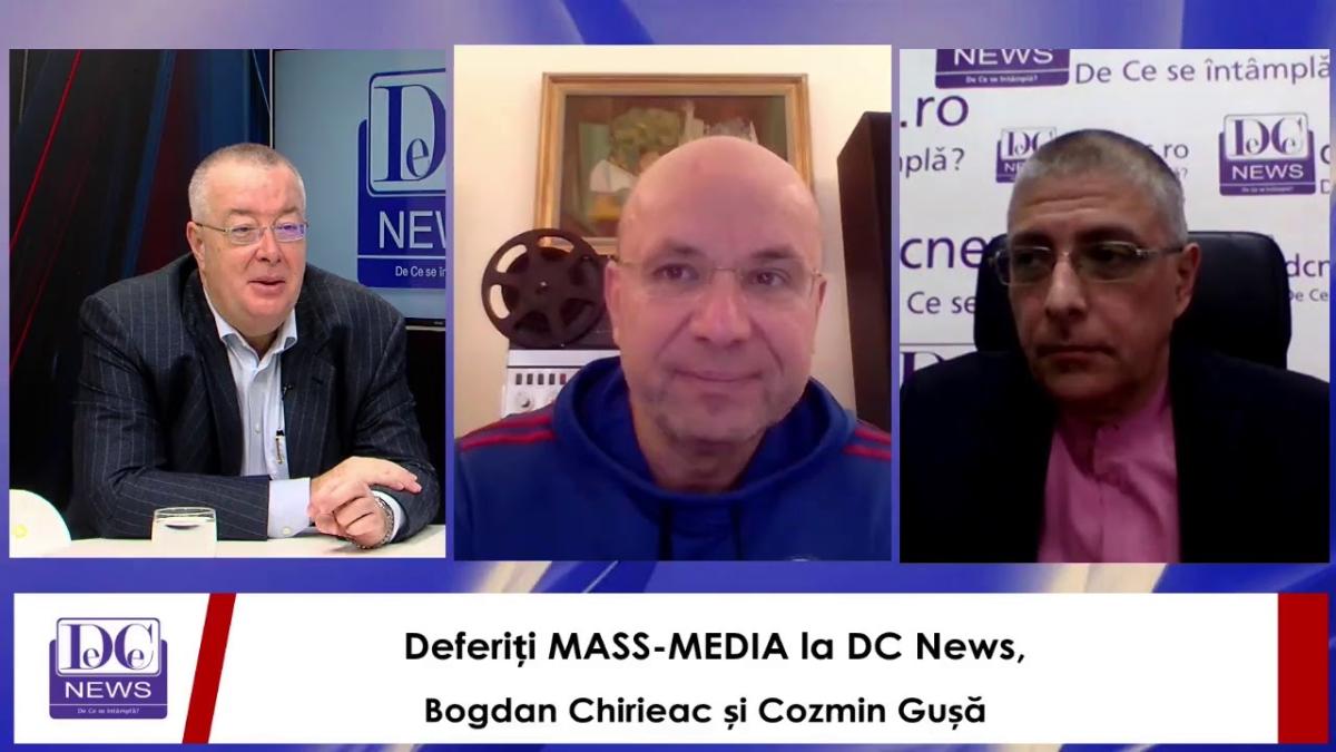 ”Deferiți MASS-MEDIA” la DC News, cu Bogdan Chirieac și Cozmin Gușă